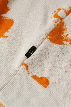 Ted Baker Sandsen Natural Flower Graphic Crew Neck Jumper -tedbaker Shop Online unnamed file 2021