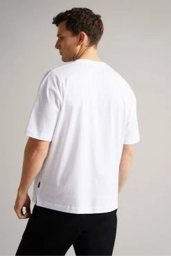 Ted Baker White Cullin Short Sleeve Relaxed Fit Graphic T-Shirt 9 Ted Baker White Cullin Short Sleeve Relaxed Fit Graphic T-Shirt -tedbaker Shop Online unnamed file 2047