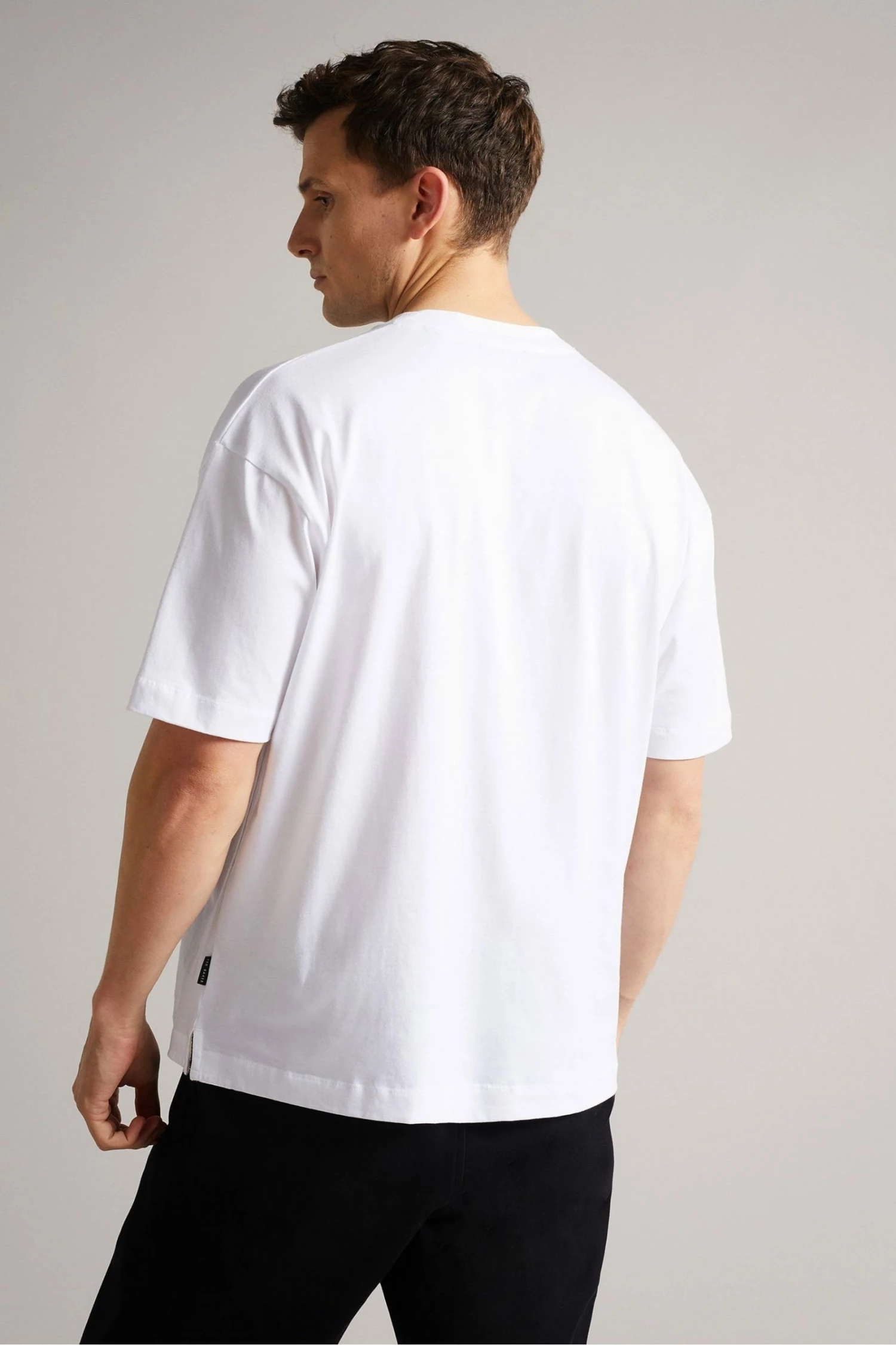 Ted Baker White Cullin Short Sleeve Relaxed Fit Graphic T-Shirt 4 Ted Baker White Cullin Short Sleeve Relaxed Fit Graphic T-Shirt - Image 2