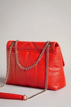 Ted Baker Ayahlin Red Leather Puffer Quilt Detail Xbody Bag -tedbaker Shop Online unnamed file 205
