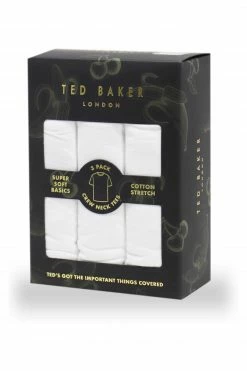 Ted Baker White Crew Neck T-Shirts Three Pack 6 Ted Baker White Crew Neck T-Shirts Three Pack -tedbaker Shop Online unnamed file 2064