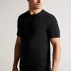 Ted Baker Hawking Black Plain T-Shirt