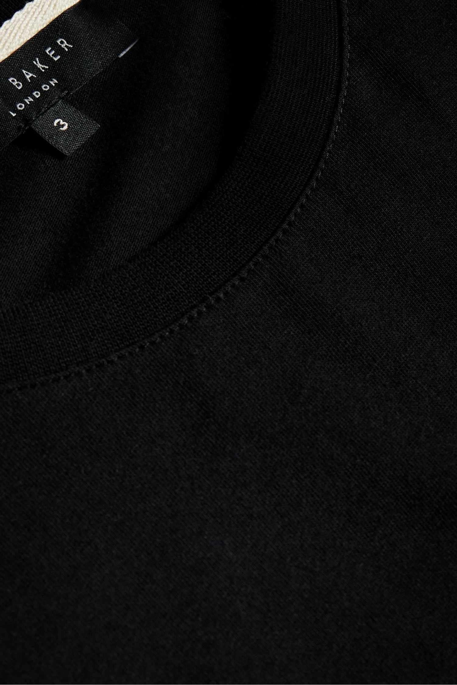 Ted Baker Hawking Black Plain T-Shirt 8 Ted Baker Hawking Black Plain T-Shirt - Image 6