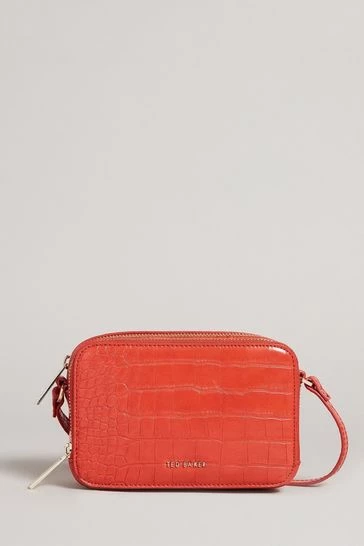 Ted Baker Stina Cinnamon Brown Double Zip Mini Camera Bag 8 Ted Baker Stina Cinnamon Brown Double Zip Mini Camera Bag - Image 6