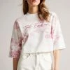 Ted Baker Teresia White Cropped T-Shirt