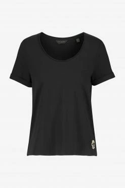 Ted Baker Black Miarna V-Neck Easy Fit T-Shirt -tedbaker Shop Online unnamed file 2129