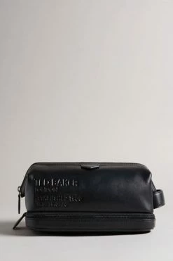 Ted Baker Jimmee Black Leather Frame Pouch -tedbaker Shop Online unnamed file 213