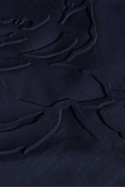 Ted Baker Blue Sandyz Dk Debossed Flower T-Shirt -tedbaker Shop Online unnamed file 2152