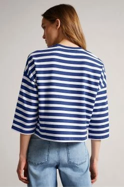 Ted Baker Mmorra Blue Stripe Top -tedbaker Shop Online unnamed file 2161
