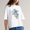 Ted Baker White Tomia Forget Me Not Graphic Tee