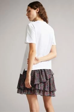 Ted Baker White Dainno Good Life Graphic T-Shirt -tedbaker Shop Online unnamed file 2181