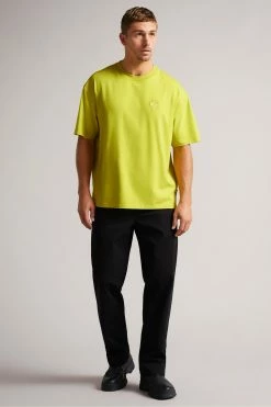 Ted Baker Dalas Lime Green Short Sleeve Heavy Weight Relaxed Fit T-Shirt 12 Ted Baker Dalas Lime Green Short Sleeve Heavy Weight Relaxed Fit T-Shirt -tedbaker Shop Online unnamed file 2216