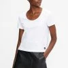 Ted Baker White Miarna V-Neck Easy Fit T-Shirt