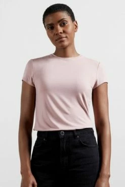 Ted Baker Pink Calmin Fitted T-Shirt -tedbaker Shop Online unnamed file 2235