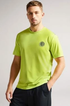 Ted Baker Roding Lime Green Short Sleeve Active Quick Dry T-Shirt -tedbaker Shop Online unnamed file 2332