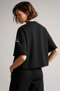 Ted Baker Debrie Black Raw Cut Active Top -tedbaker Shop Online unnamed file 2334