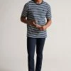 Ted Baker Lumsden Navy Blue Breton Stripe T-Shirt