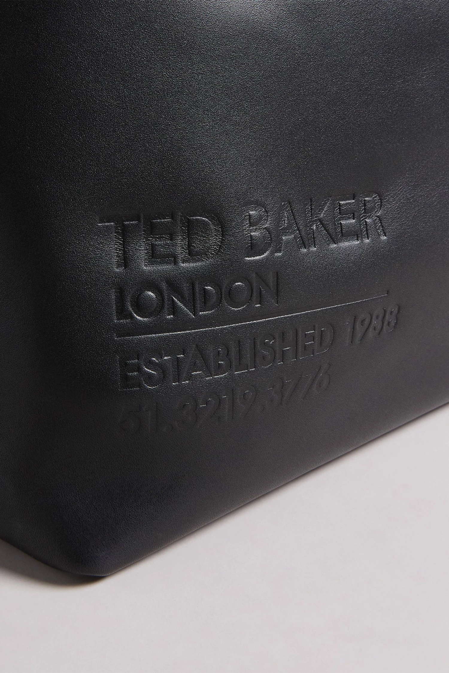 Ted Baker Black Embossed Branded Large Shopper Bag 4 Ted Baker Black Embossed Branded Large Shopper Bag - Image 2