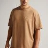 Ted Baker Brown Dalas Short Sleeve Heavy Weight Relaxed Fit T-Shirt