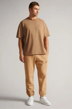 Ted Baker Brown Dalas Short Sleeve Heavy Weight Relaxed Fit T-Shirt -tedbaker Shop Online unnamed file 2348