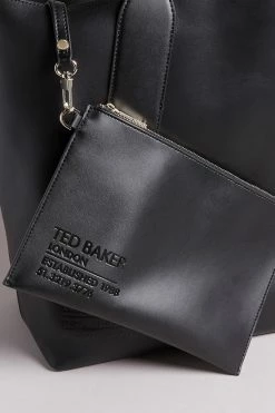 Ted Baker Black Embossed Branded Large Shopper Bag 9 Ted Baker Black Embossed Branded Large Shopper Bag -tedbaker Shop Online unnamed file 235