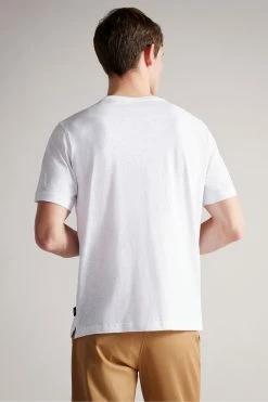 Ted Baker Coniger White Graphic T-Shirt -tedbaker Shop Online unnamed file 2363