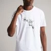 Ted Baker White Wishaw Short Sleeve Graphic T-Shirt