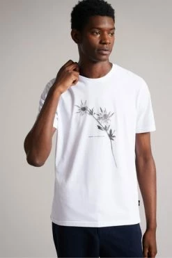 Ted Baker White Wishaw Short Sleeve Graphic T-Shirt -tedbaker Shop Online unnamed file 2385