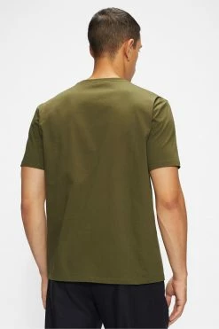 Ted Baker Green Halfpnt Short Sleeve Graphic T-Shirt -tedbaker Shop Online unnamed file 2387