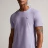 Ted Baker Mens Purple Oxford Short Sleeve T-Shirt -tedbaker Shop Online unnamed file 2392
