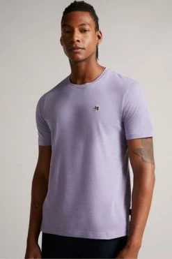 Ted Baker Mens Purple Oxford Short Sleeve T-Shirt -tedbaker Shop Online unnamed file 2397