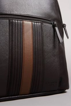 Ted Baker Brn-Choc Esentle Striped Pu Backpack -tedbaker Shop Online unnamed file 240