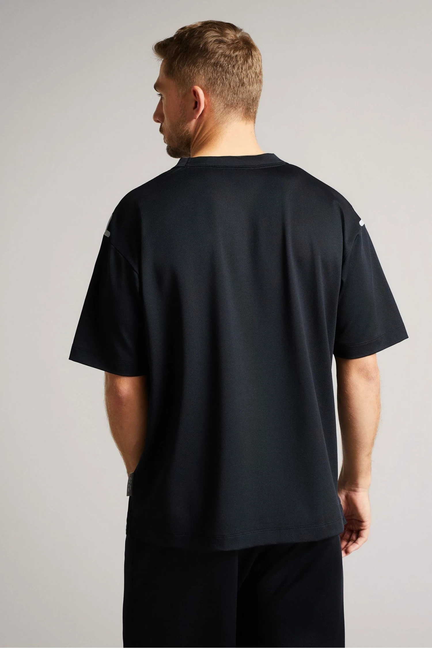 Ted Baker Black Transok Active Relaxed Quick Dry T-Shirt 4 Ted Baker Black Transok Active Relaxed Quick Dry T-Shirt - Image 2