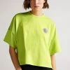 Ted Baker Bright Green Glianas Mesh Jersey T-Shirt