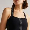 Ted Baker Fiores Black Activewear Sleeveless Top