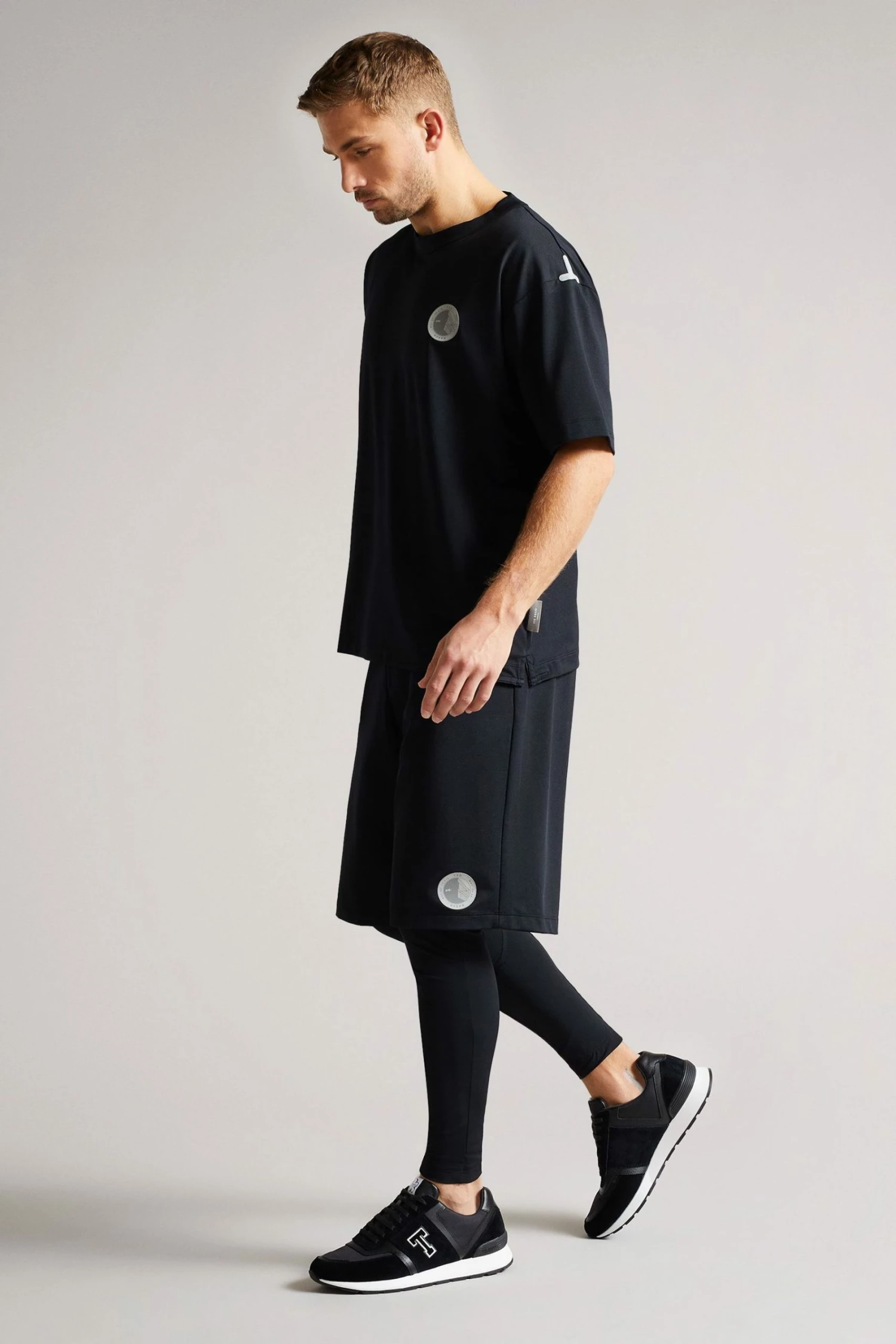 Ted Baker Black Reddpak Active Relaxed Quick Dry T-Shirt 3 Ted Baker Black Reddpak Active Relaxed Quick Dry T-Shirt