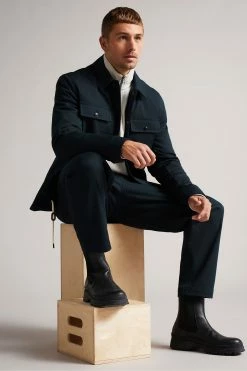 Ted Baker Roster Blue Cavalry Twill Wadded Jacket -tedbaker Shop Online unnamed file 2518