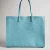 Ted Baker Blue Luelcon Ew Debossed Floral Icon Bag