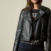Ted Baker Black Idda Zip Biker Jacket