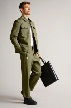 Ted Baker Pl-Green Roster Cavalry Twill Wadded Jacket -tedbaker Shop Online unnamed file 2556