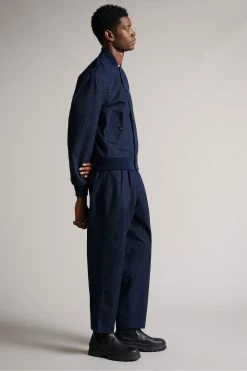 Ted Baker Conham Blue Denim Look Bomber Jacket -tedbaker Shop Online unnamed file 2560