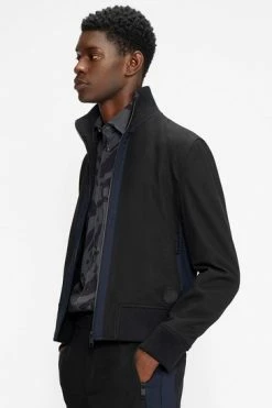 Ted Baker Black Univers Paneled Bomber Jacket -tedbaker Shop Online unnamed file 2640
