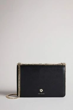 Ted Baker Black Jorjey Flower Eyelet Cross Body Bag -tedbaker Shop Online unnamed file 27
