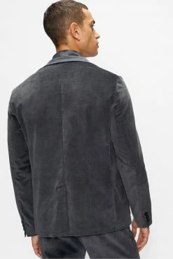 Ted Baker Grey Smoke Casual Velvet Blazer -tedbaker Shop Online unnamed file 2717