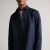 Ted Baker Amoret Navy Harrington Shacket