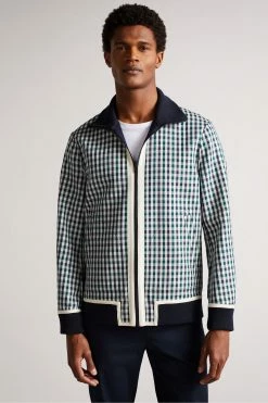 Ted Baker Scotby Navy Reversible Harrington Jacket -tedbaker Shop Online unnamed file 2748