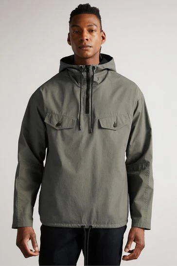 Ted Baker Chesnel Grey Mib Overhead Anorak Jacket 8 Ted Baker Chesnel Grey Mib Overhead Anorak Jacket - Image 6