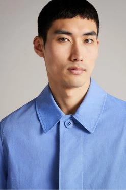Ted Baker Ordie Blue Shot Cotton Mac -tedbaker Shop Online unnamed file 2787