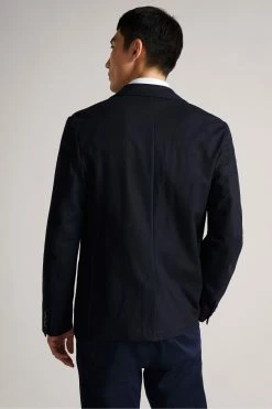 Ted Baker Kei Blue Long Sleeved Slim Fit Honeycomb Blazer -tedbaker Shop Online unnamed file 2791