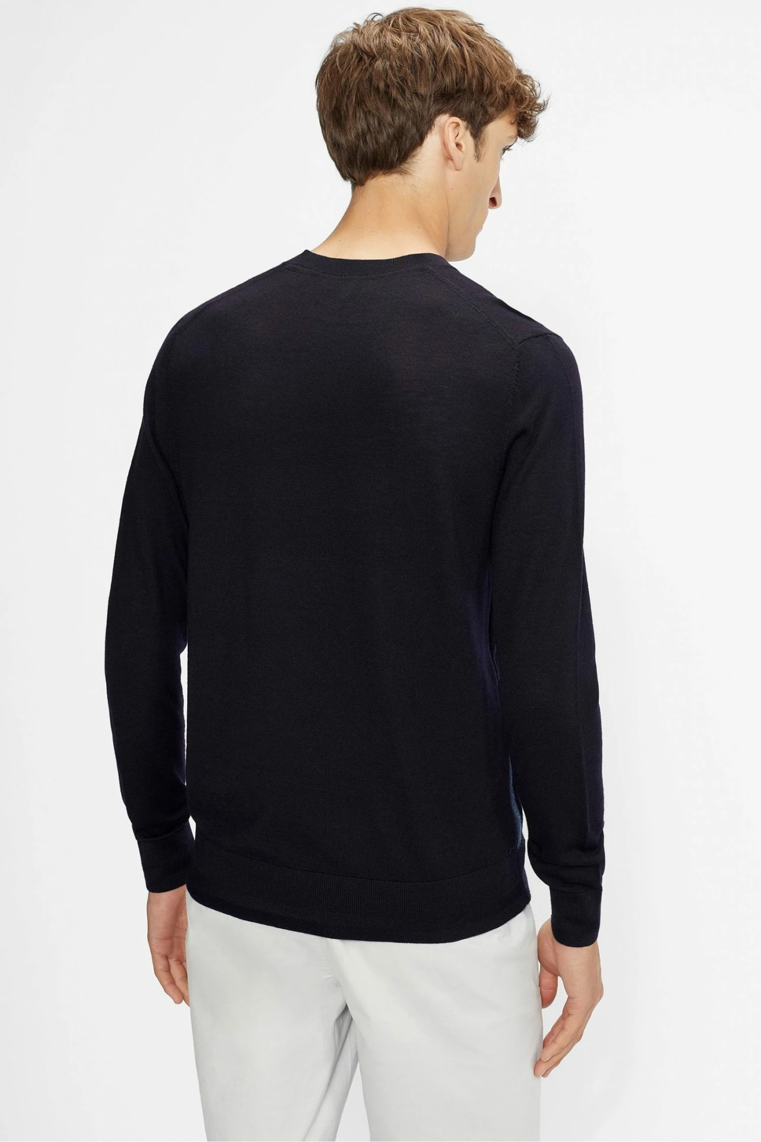 Ted Baker Kenton Core V-Neck Jumper Grey 4 Ted Baker Kenton Core V-Neck Jumper Grey - Image 2